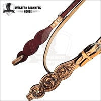 Bridon d'équitation confortable pour chevaux de sport et de course, avec personnalisation de marque, couleurs turquoise, en laiton, pour l'équitation et les soins équestres, Western Blankets House