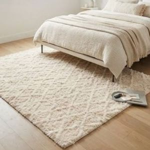 Hot Sale Modern Trellis Pattern Area <b>Rug</b> Rectangle Plush Tufted Wool Acrylic Stain Resistant Rubber Backing Living Room Use - Product Image 5