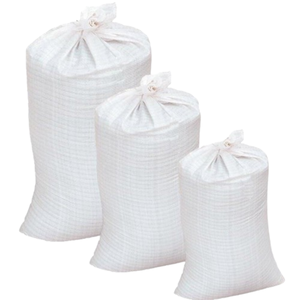 White Plastic PP Woven Sacks for Packing Seeds Grain Rice Flour Custom Size T&T Packaging Supplier - Viet Nam. - Product Image 1