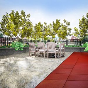 Tapis de sol en caoutchouc pour balcon et patios résidentiels - Product Image 3
