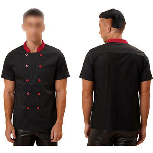 เสื้อเชฟคุณภาพสูงสำหรับผู้ชายจาก Kivotech ขายส่ง เสื้อเชฟติดกระดุม ชุดยูนิฟอร์มสำหรับเชฟร้านอาหาร - Product Image 3