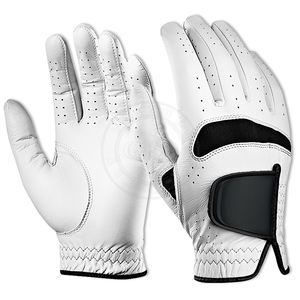 Gants de golf en cuir Cabretta de haute qualité pour droitiers et gauchers, modèle 2026, vente en gros, OEM, pour hommes et femmes, logo et design personnalisés, prix bas - Product Image 3