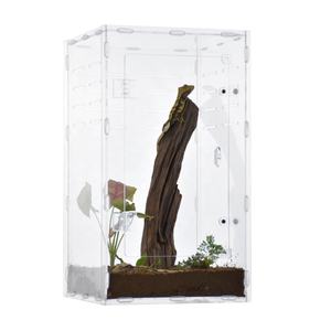 Maßgefertigte Moderne Kleine Acryl Futterbox <span class=keywords><strong>Terrarium</strong></span> Reisehabitat für Reptilien wie Gecko, Frosch, Spinne, Schlange - Product Image 6