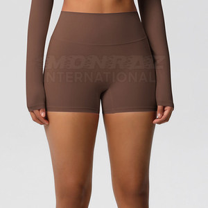 Shorts Deportivos de Cintura Alta para Mujer, Ajustados, con Bolsillos, para Yoga, Entrenamiento y Running, de Compresión, de AMAZING INDUSTRIES - Product Image 1