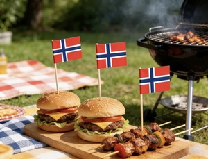 Custom Toothpick <b>Flag</b> Food Decoration Mini <b>Flag</b> for Events Promotion Wooden Stick with Heat Transfer Dye Sublimation Printing - Product Image 6