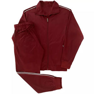 Ensemble de survêtement pour homme en polyester, haut et pantalon, de haute qualité, vêtements de sport, survêtement à fermeture éclair intégrale, coupe ajustée, ensemble de jogging - Product Image 4