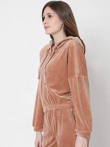 Conjunto Deportivo de Manga Larga, Nuevo Estilo, Transpirable, de Algodón, para Entrenamiento, con Cuello Alto y Cierre, para Mujer - Product Image 2