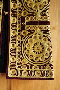 Chaleco Tribal Kuchi Tradicional Afgano para Hombre, Terciopelo Verde Esmeralda con Monedas Auténticas, Bordado a Mano con Espejos, Estilo Étnico Folclórico - Product Image 5