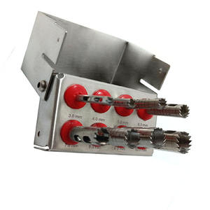 Ensemble de 8 instruments chirurgicaux dentaires manuels à turbine SHAHZIK INTERNATIONAL de qualité supérieure avec irrigation externe pour implants - Product Image 4