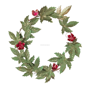 Handmade Eco-Friendly Autumn <b>Wreath</b> for <b>Door</b> Custom Metal <b>Christmas</b> Decor and Spring Flower <b>Wreath</b> <b>Door</b> <b>Wreath</b> - Product Image 4