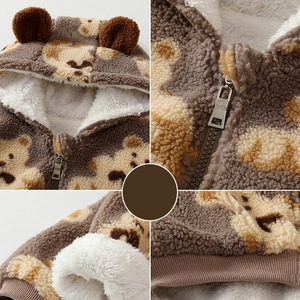 OEM Vêtements pour enfants en laine et en coton, avec logo personnalisé imprimé, sweats à capuche vierges de haute qualité pour garçons - Product Image 2