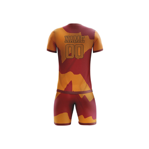 Tenues de football personnalisables par sublimation, respirantes, à séchage rapide, ensemble maillot et survêtement de football pour l'entraînement - Product Image 2