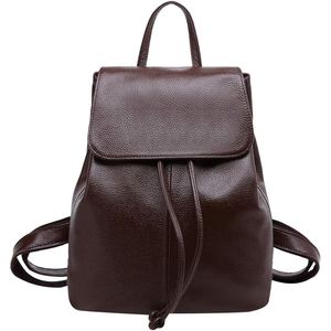Mochila de Cuero Genuino de Búfalo para Mujer, Bolso de Viaje, Escuela u Oficina a la Moda con Correas Cómodas - Product Image 3