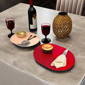 Mantel de mesa de comedor Mantel individual de cuero impermeable Mantel de mesa de cuero de lujo para decoración del hogar - Product Image 5