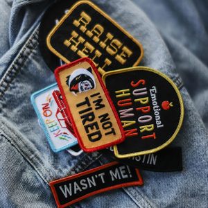Manufacturer Custom Embroidered <b>Patch</b> Badges Embroidered <b>Patch</b> <b>Sew</b> <b>on</b> Iron <b>on</b> Clothing <b>Patches</b> Custom Embroidery <b>Patch</b> - Product Image 5