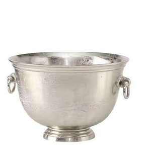 Seau à glace pour champagne en métal élégant, noir, avec motif gaufré, refroidisseur et glacière à vin avec poignées pour mariages et soirées en bar - Product Image 5