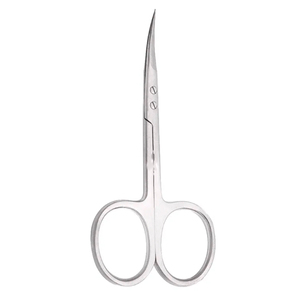 Ciseaux de manucure classiques en acier inoxydable, lame droite, pointe acérée, coupe-cuticules de précision, durables, professionnels, pour le soin des ongles - Product Image 2