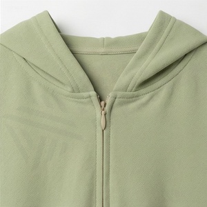 Abaya con capucha y cremallera, de forro polar, modesta, islámica, hasta el tobillo, antiestática, suave y cómoda para invierno, pedidos al por mayor. - Product Image 4