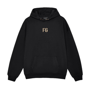 High Quality Men's <b>Black</b> <b>Fleece</b> 100% Polyester Regular Fit Long Sleeve Pullover Hoodies Casual Wear Warm Winter for Adult - Product Image 5