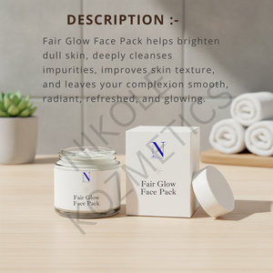 Masque facial éclaircissant et nourrissant Fair Glow à la crème de kaolin – Soin de la peau – Marque privée OEM - Product Image 5