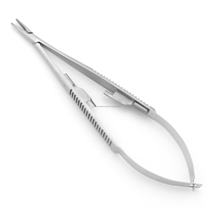 Castroviejo Needle <b>Holder</b>, 5.5inch (14cm), CVD Tips with Lock - Product Image 1
