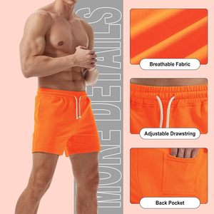 Mens Urban Style <b>Cargo</b> Short Pant Comfortable Relaxed Fit Casual Outdoor Travel Beach Running Pocket Shorts Mens Fashion Wear - Product Image 4