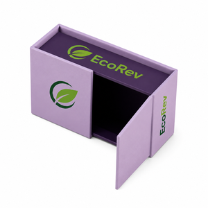 Wholesale Customized EcoRev Luxury Magnetic Closure Art Paper <b>Sponge</b> Lined Recyclable Rigid Gift Box Ribbon UV Coating Embossing - Product Image 2