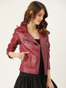 <b>Top</b> Quality Lady Leather Jacket Best Selling Outdoor Women Leather Jacket for Women Stylish Leather Jackets - Product Image 2