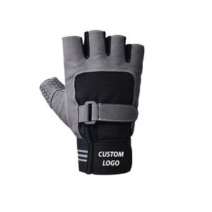 ถุงมือออกกำลังกายระดับมืออาชีพ ดีไซน์ครึ่งนิ้ว พร้อมแผ่นหนังกันลื่น - Product Image 6