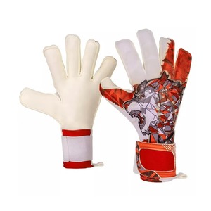 Gants de gardien de but antidérapants pour enfants et hommes, style unique OEM, protection des doigts, avec logo. - Product Image 3
