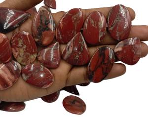 Cabujones de Jaspe Rojo Natural en Forma de Hongo, Venta al por Mayor, para la Fabricación de Joyas - Product Image 5