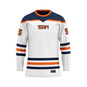 Jersey de Hockey sobre Hielo de Primera Calidad, Fabricado en EE. UU., con Logotipo Personalizado, Tejido Transpirable, 100% Alta Calidad, Precio de Fábrica, Pedidos al por Mayor Directamente de Fábrica - Product Image 4