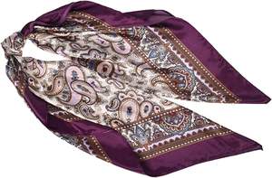 Bandana en satin de haute qualité, logo personnalisé coloré, sublimation, prix bas, foulard pour cheveux, couvre-chef pour hommes et femmes, bandanas - Product Image 5