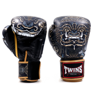 ถุงมือฝึกมวยไทยแบบมีสายรัดและปิดดีไซน์ใหม่ถุงมือ sparring - Product Image 2