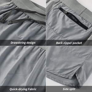 Shorts d'entraînement MMA professionnels pour hommes Outfitize, design à fentes latérales, shorts de combat durables, équipement athlétique haute performance - Product Image 3