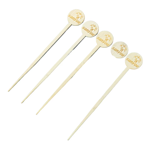 ไม้ไผ่สำหรับชงชาและคนชา เป็นมิตรต่อสิ่งแวดล้อม ใช้ซ้ำได้ เป็นอุปกรณ์เสริมสำหรับคนรักชาที่รักษาสิ่งแวดล้อม - Product Image 1