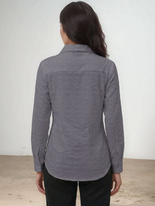 Nouvelle Robe Décontractée Mi-Longue à Manches Longues pour Femme, Modèle Été, Tricotée, Boutonnée, Respirante, Grande Taille, Idéale pour le Bureau - Product Image 4