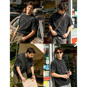Mens Graphic Tees Oversized Creative Graffiti Short Sleeve Shirts Summer Casual Rapper Streetwear Y2k Tops <b>Tshirt</b> - Product Image 5