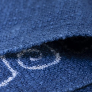 Manta de tiro de algodón azul índigo de lujo, ecológica y suave, cómoda para decoración del hogar, venta al por mayor para sofá de sala de estar - Product Image 4