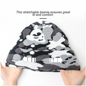 Wholesale Super Quality Custom Logo <b>Wool</b> Blend Winter <b>Beanie</b> Hats Breathable Warm Jacquard Knitted Skullies Factory Direct Line - Product Image 5