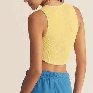 Nuevo Top Deportivo sin Mangas para Mujer, Diseño Elegante, Transpirable, Tejido Básico, Estilo Casual - Product Image 6