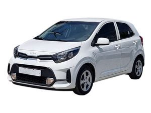 Voiture compacte 4 portes blanche d'occasion, Kia Picanto Hatchback 2022, véhicule urbain, voiture d'occasion coréenne - Product Image 1