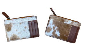Speckly Custom Logo Customized Color Cowhide Luxury Women's <b>Wallet</b> Handbag Stylish Polyester Lining Zipper Button Tassel - Product Image 3