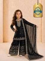TENNECY Nouvelle Collection Tendance : Robe de Soirée pour Filles en Soie Pure Extensible, Infroissable, avec Broderie Lourde et Réversible