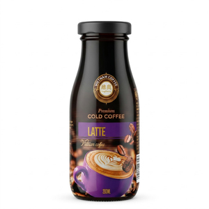 Vietnam Premium Cold Coffee Latte 280ml Glass Bottle Ready To Drink Liquid Beverage Wholesale Supplier OEM ODM Private Label - Product Image 4