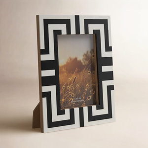 HANDICRAFTS ZONE HCZ-90 Resin Offset Printed Lightweight Rectangle Photo <b>Frame</b> <b>6x4</b> Inch Vertical Tabletop Decorative Display - Product Image 1