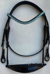 Brida para caballo de alta calidad, al por mayor, de cuero genuino, equipo ecuestre, para equitación, doma clásica, brida anatómica. - Product Image 5