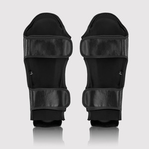 Professional Fly Model Shin Pad & Guard Genuine Cowhide Leather Protection Gear Custom Logo Training & Sparring Martial Arts - Product Image 2