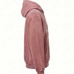 Sweat à capuche d'hiver en coton 100% enduit d'onyx de luxe, MALUZA Industries, style streetwear empilé, mode urbaine, noir, Drop - Product Image 4