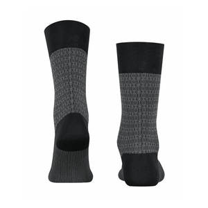 Chaussettes grises pour hommes, tricotées, motif géométrique, respirantes, usage quotidien, style automne, coupe classique, Spandex, Polyester, Coton, tendance - Product Image 4